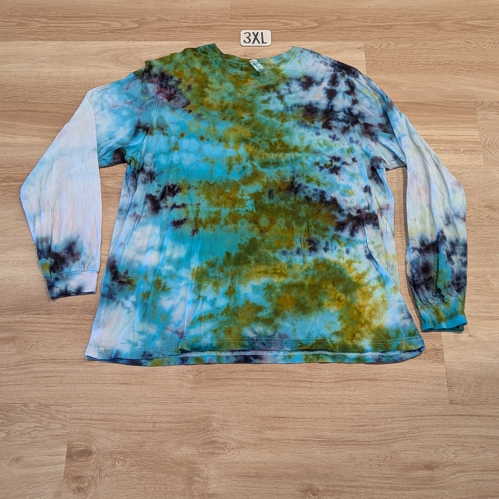 New Tiedye Unisex Long Sleeve Shirt